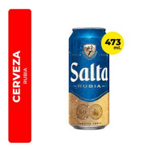 CERVEZA SALTA RUBIA 473ML