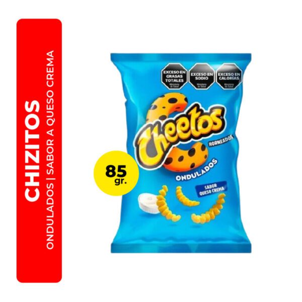 CHEETOS ONDULADOS SABOR QUESO CREMA 85G