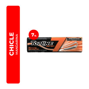 CHICLE TOPLINE SEVEN BLOWING MANDARINE 7U