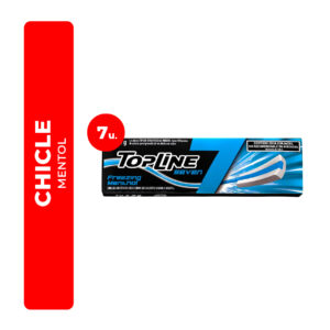 CHICLE TOPLINE SEVEN FREEZING MENTHOL 7U