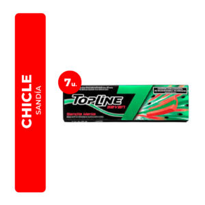 CHICLE TOPLINE SEVEN SANDÍA MANÍA 7U