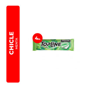 CHICLE TOPLINE MENTA 4U