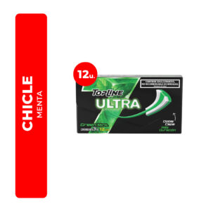 CHICLE TOPLINE SEVEN ULTRA GREEN MINT 12U