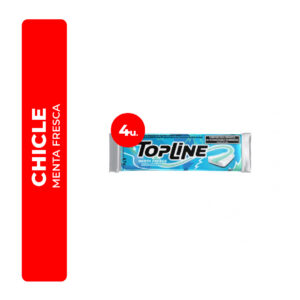 CHICLE TOPLINE MENTA FRESCA 4U