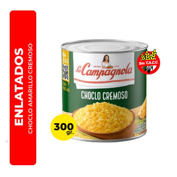 CHOCLO AMARILLO CREMOSO LA CAMPAGNOLA 300G