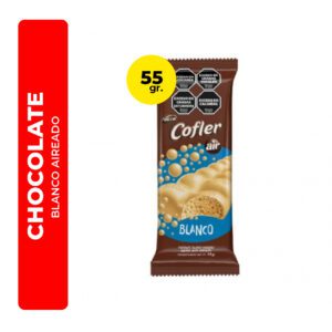 CHOCOLATE BLANCO AIREADO COFLER 55G