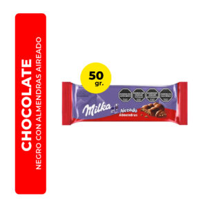 CHOCOLATE NEGRO CON ALMENDRAS MILKA 50G