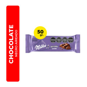 CHOCOLATE NEGRO AIREADO MILKA 50G