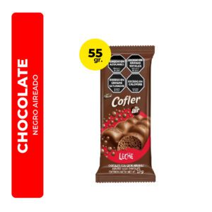 CHOCOLATE NEGRO AIREADO COFLER 55G