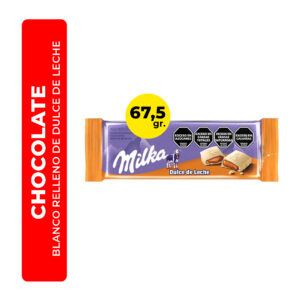 CHOCOLATE BLANCO CON DULCE DE LECHE MILKA 67,5G