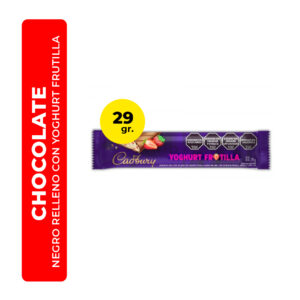 CHOCOLATE NEGRO YOGHURT FRUTILLA CADBURY 29G