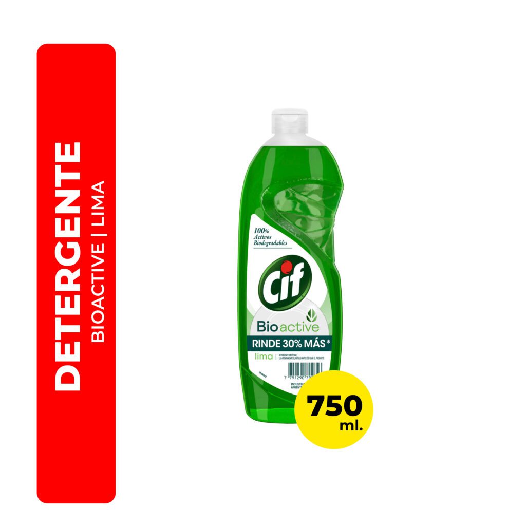 DETERGENTE CIF BIOACTIVE LIMA 750ML - El Ahorro Online
