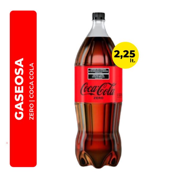 GASEOSA COCA COLA ZERO 2,25L