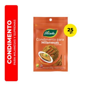 CONDIMENTO PARA MILANESAS Y SUPREMAS ALICANTE 25G