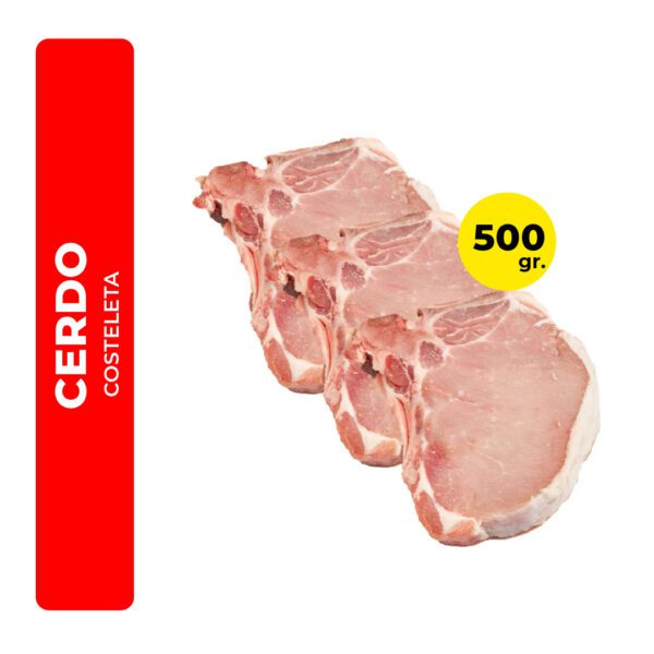 COSTELETA DE CERDO 500G