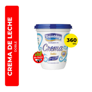 CREMA DE LECHE DOBLE TREMBLAY 360CC