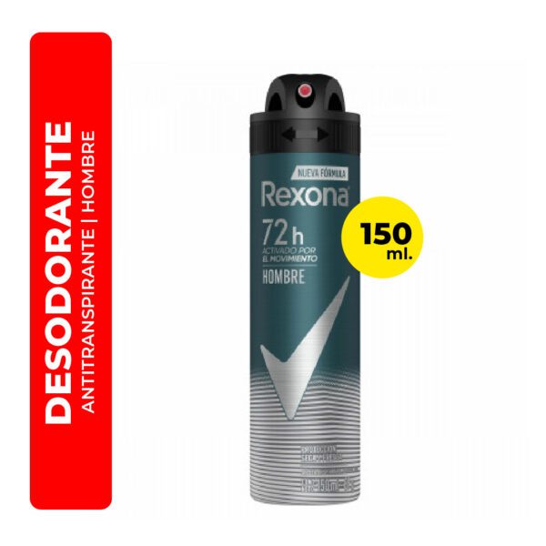 DESODORANTE ANTITRANSPIRANTE REXONA HOMBRE 150ML
