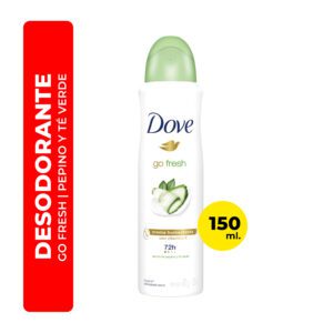 DESODORANTE ANTITRANSPIRANTE DOVE PEPINO Y TÉ VERDE 150ML
