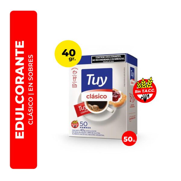 EDULCORANTE TUY CLASICO 50 SOBRES