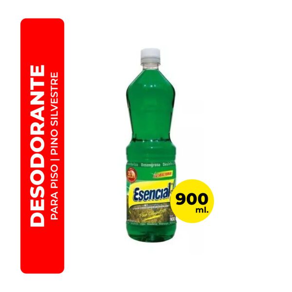 DESODORANTE DE  PISO ESENCIAL PINO SILVESTRE 900ML