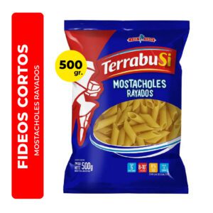 FIDEOS MOSTACHOLES RAYADOS TERRABUSI 500G