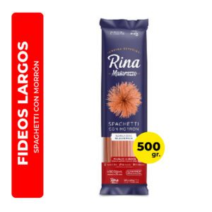 FIDEOS SPAGHETTI CON MORRÓN RINA 500G