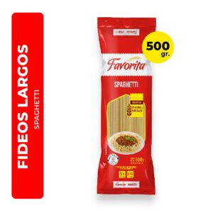 FIDEOS SPAGHETTI FAVORITA 500G