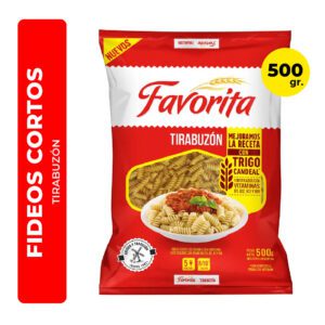 FIDEOS TIRABUZÓN FAVORITA 500G