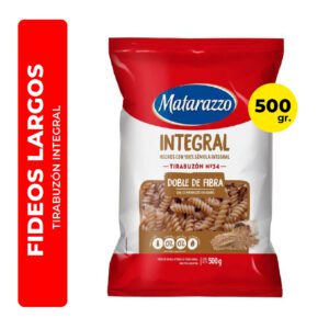 FIDEOS TIRABUZÓN INTEGRAL MATARAZZO 500G