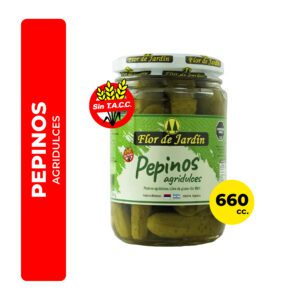 PEPINOS AGRIDULCES FLOR DE JARDIN 650G