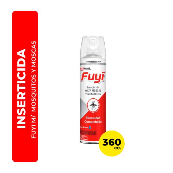 INSERTICIDA P/ MOSCAS Y MOSQUITOS FUYI 360CC