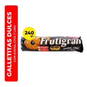 GALLETITAS DULCES FRUTIGRAN CON AVENA, CHÍA Y LINO 240G