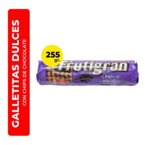 GALLETITAS DULCES FRUTIGRAN CHIPS CON CHOCHOLATE 255G