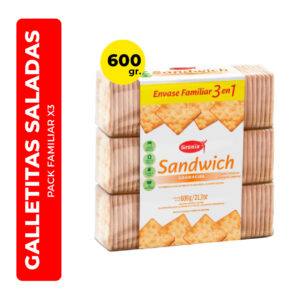 GALLETITAS GRANIX SANDWICH 3X200G