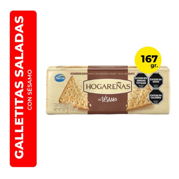 GALLETITAS HOGAREÑAS CON SÉSAMO 167G