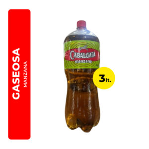 GASEOSA CABALGATA MANZANA 3L