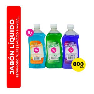JABÓN LÍQUIDO GIANVALE ESPUMOSO PLUS 800CC