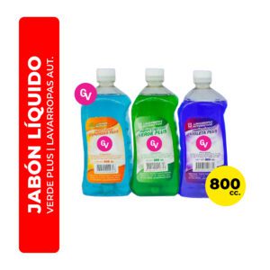 JABÓN LÍQUIDO GIANVALE VERDE PLUS 800CC