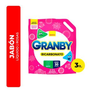JABÓN LÍQUIDO GRANBY ROSAS 3L