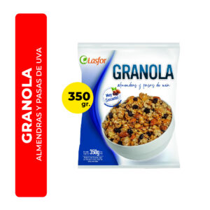 GRANOLA ALMENDRAS Y PASAS DE UVA LASFOR 350G