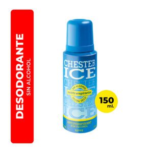 DESODORANTE CORPORAL ICE SIN ALCOHOL CHESTER 177ML