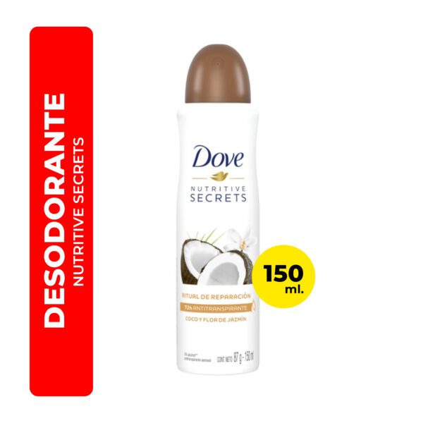 DESODORANTE ANTITRANSPIRANTE DOVE NUTRITIVE SECRETS COCO 150ML