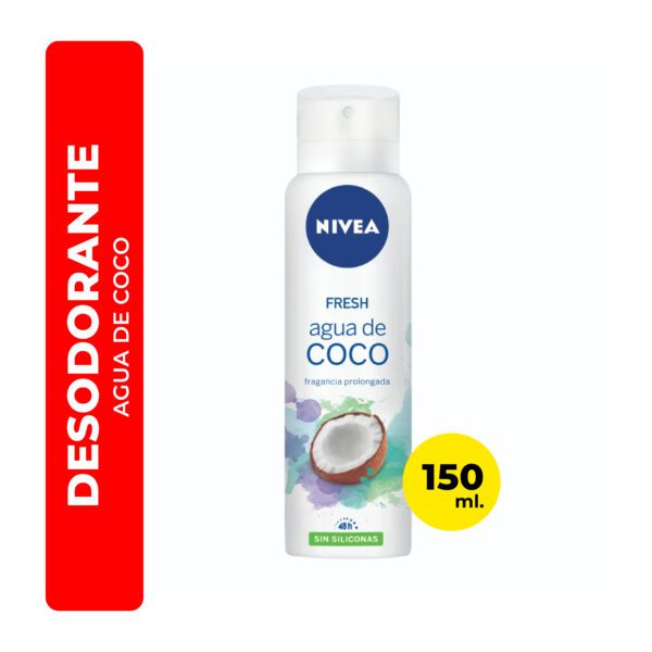 DESODORANTE ANTITRANSPIRANTE AGUA DE COCO FRESH NIVEA 150ML