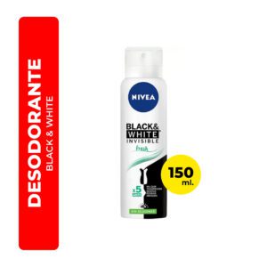 DESODORANTE ANTITRANSPIRANTE BLACK AND WHITE FEM. NIVEA 150ML