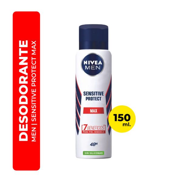 DESODORANTE ANTITRANSPIRANTE SENSITIVE PROTECT MAX NIVEA 150ML