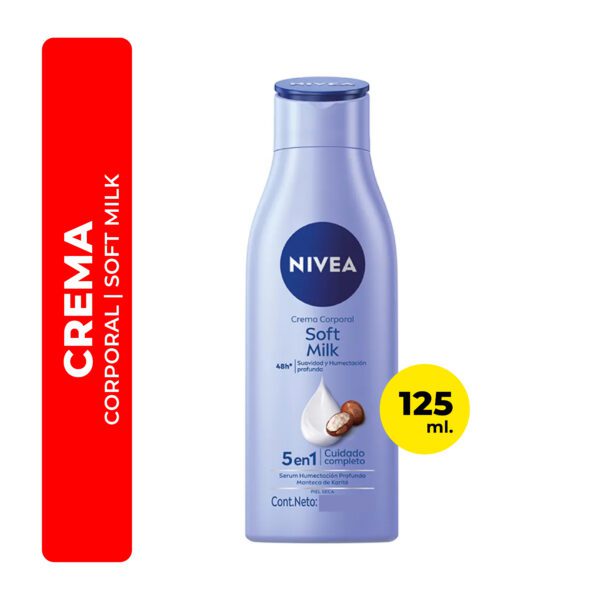 CREMA CORPORAL SOFT  MILK NIVEA 125ML