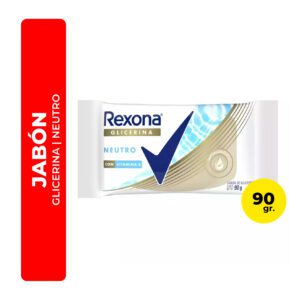 JABÓN REXONA CON GLICERINA NEUTRO 90G