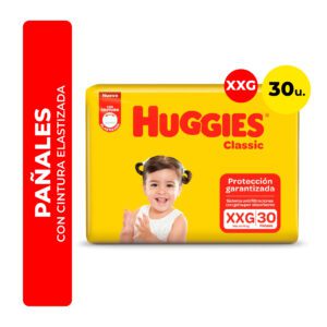 PAÑALES CLASSIC XXG HUGGIES 30U