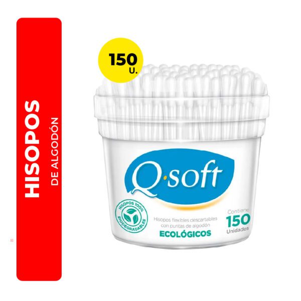 HISOPOS DE ALGODÓN Q-SOFT 150U