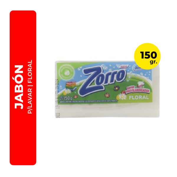 JABÓN BLANCO ZORRO FLORAL 150G